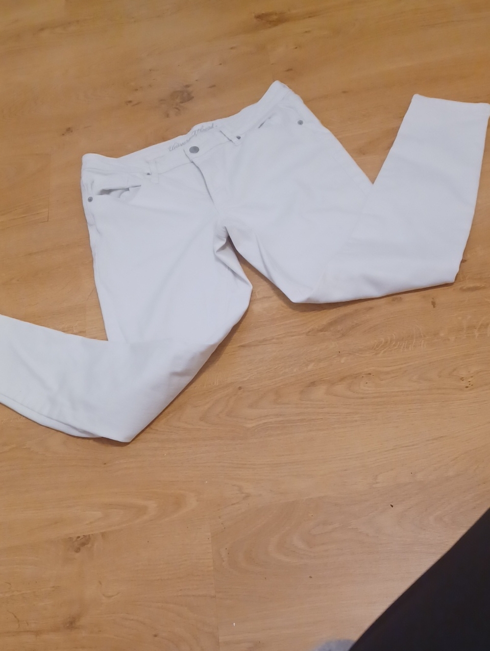 Universal Thread White Skinny Jeans Women Hi-rise 5 Pocket 10R EUC